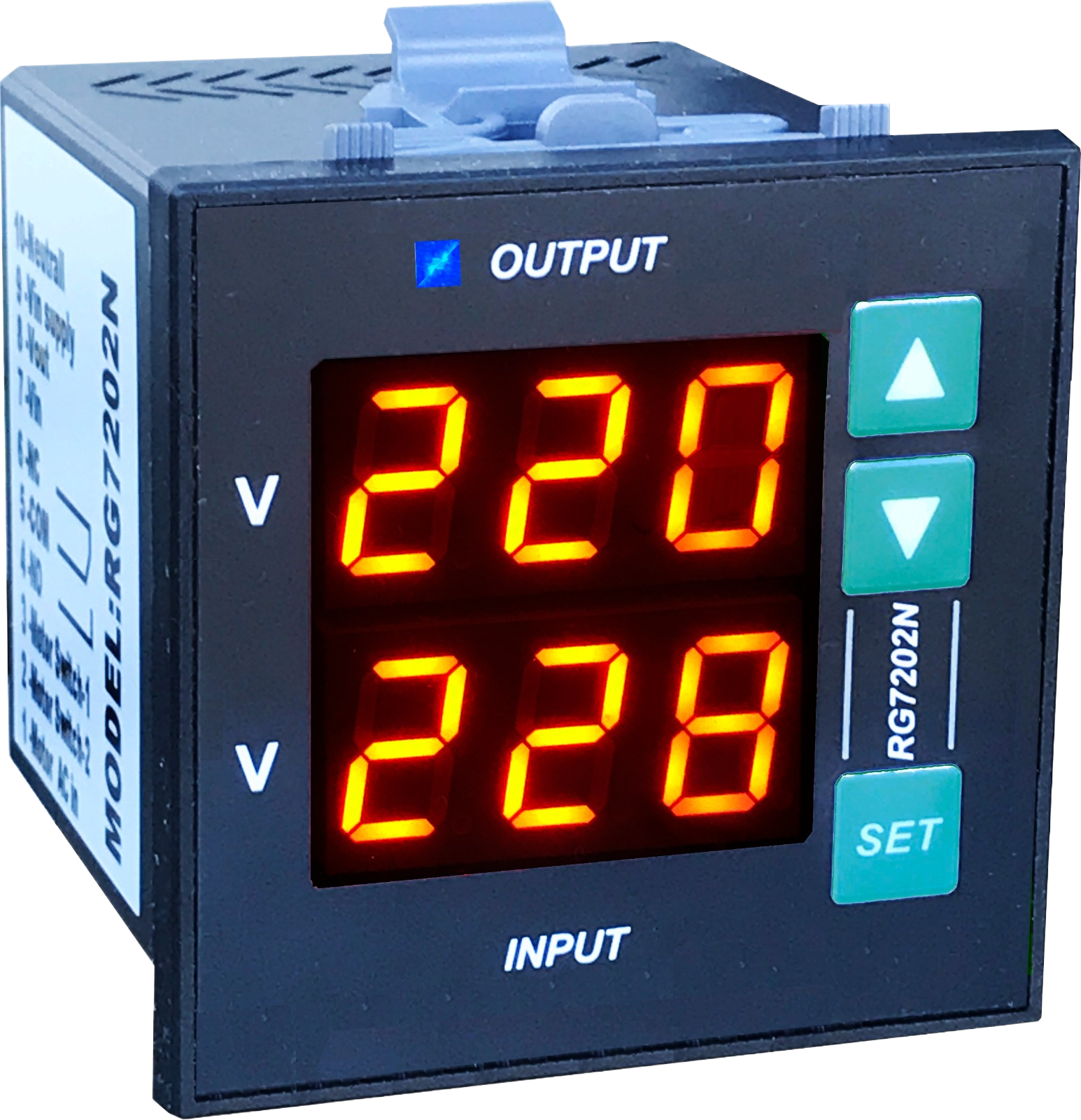 Servo Regülatör Kontrol Kartı RG7202N, ön panel